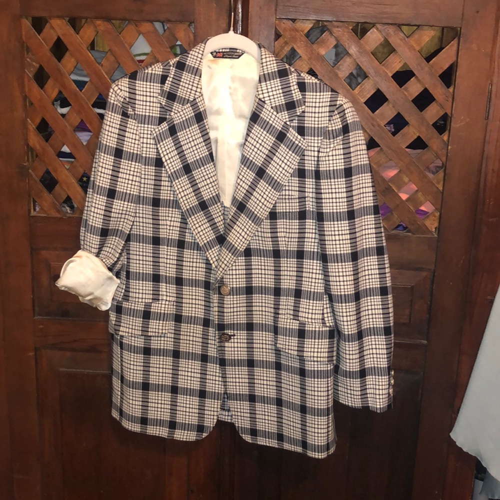 Austin Reed plaid blazer